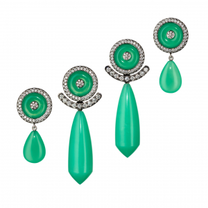 crysopras - brillanten - gold