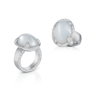 mondstein - brillanten - weissgold