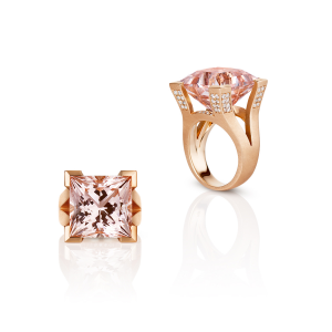 morganit - brillanten - roségold