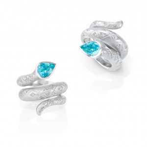 paraiba turmalin - brillanten - weissgold