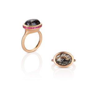 turmalin - rubine - roségold