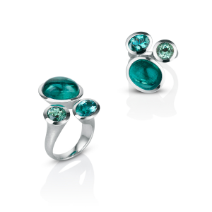 turmaline - weissgold